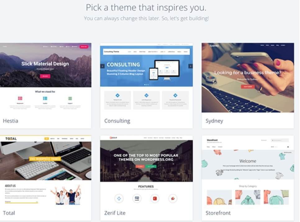 Bluehost wordpress 部落格的設計