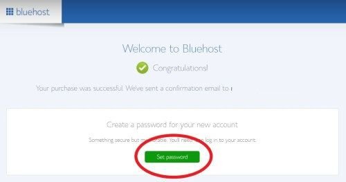 Bluehost Tutorial Account Creation Bluehost教學設定戶囗密碼