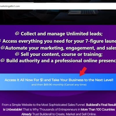 builderallregistration Builderall 1美元是用30天