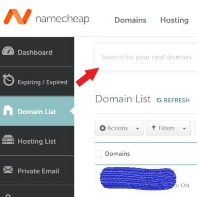 尋找合適的域名用作建立網站 namecheap尋找合適的域名用作建立網站